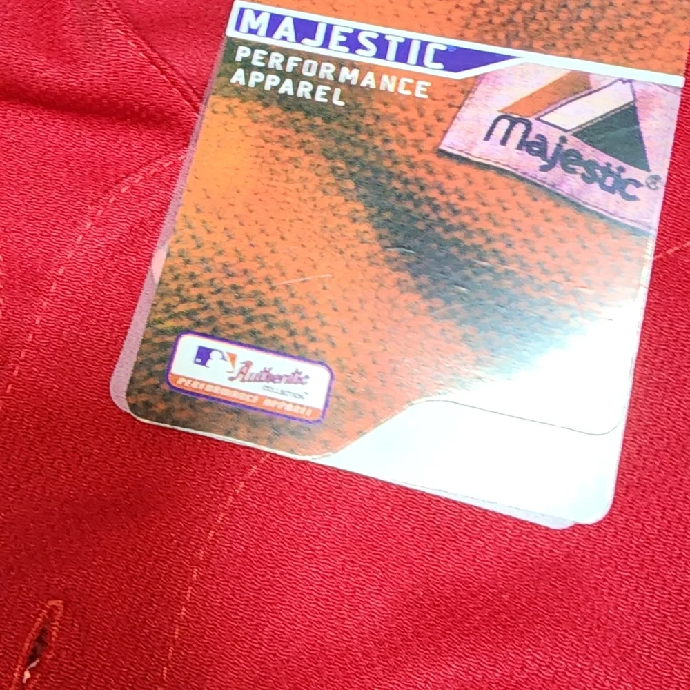 MAJESTIC NWT MENS SZ XL (46) ORITZ #34 BASEBALL JERSEY BUTTON UP SHIRT - Picture 7 of 11